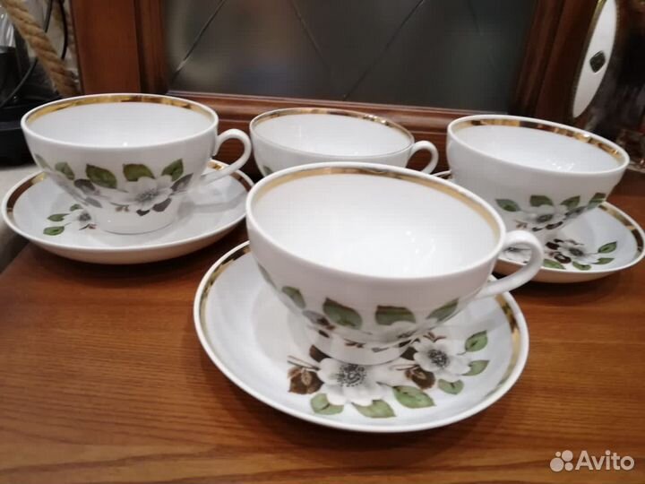 Чайная пара. Фарфор. СССР