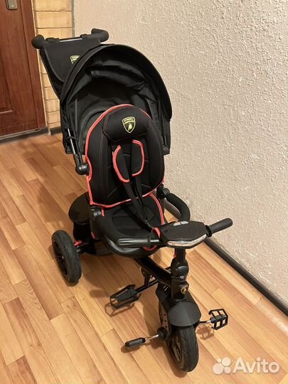 Велосипед коляска детский трехколесный