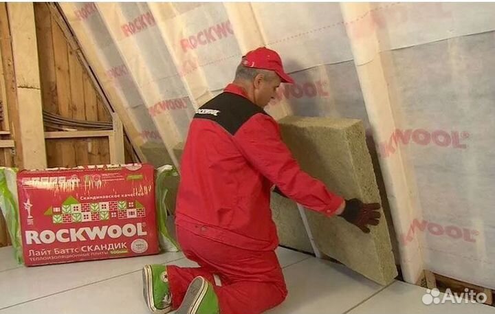 Утеплитель Rockwool Лайт Баттс Скандик