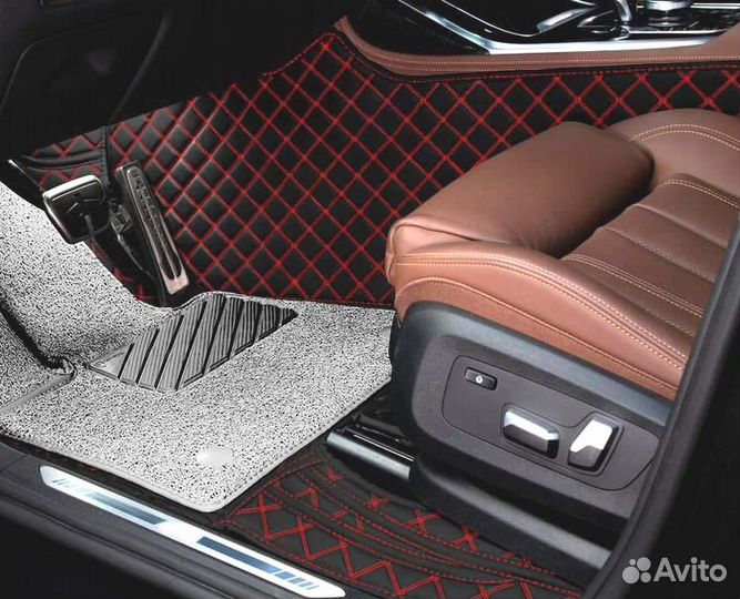 3D Коврики BMW Салон Багажник из Экокожи