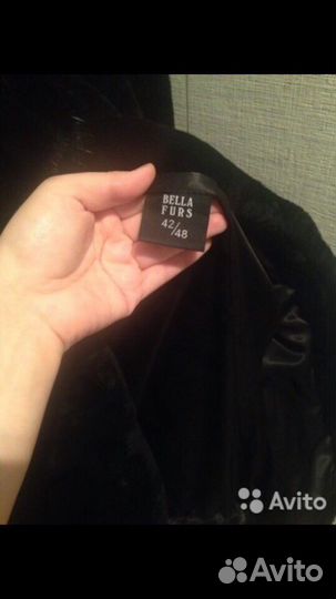 Шуба мутон норка