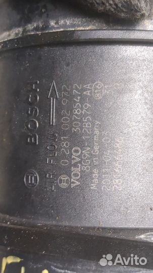 Измеритель потока воздуха Volvo V60, 2011
