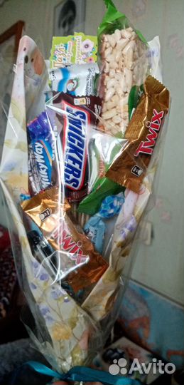 Сладкие букеты из конфет