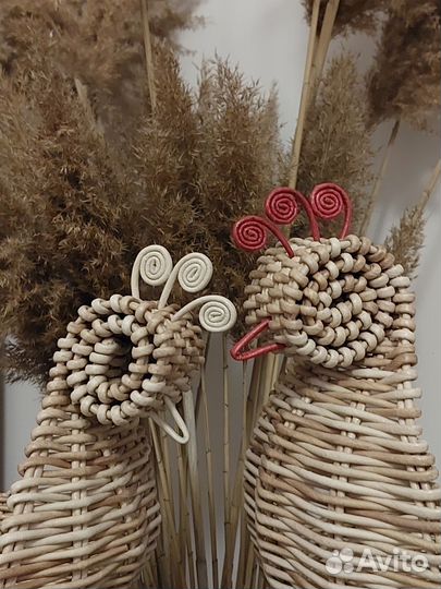 Курочки плетёные