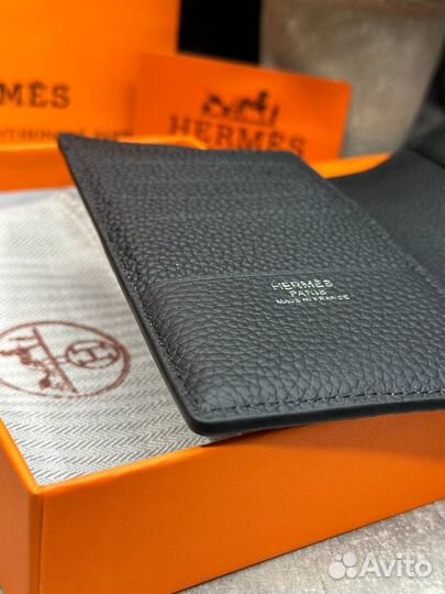 Обложка на паспорт hermes натуральная кожа