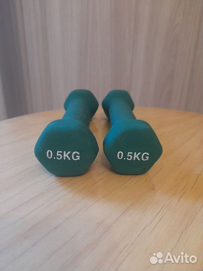 Гантели неопреновые по 0,5 кг