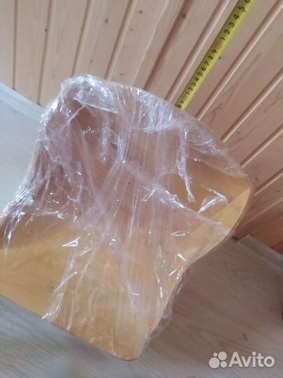 Полка деревянная, узкая, упакованная