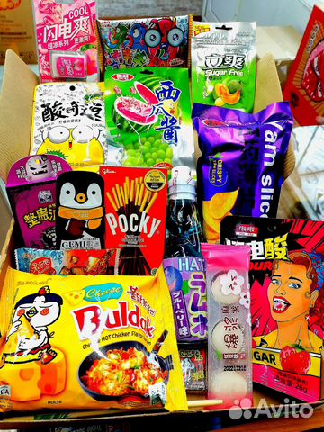 Бокс азиатских сладостей 1100 гр