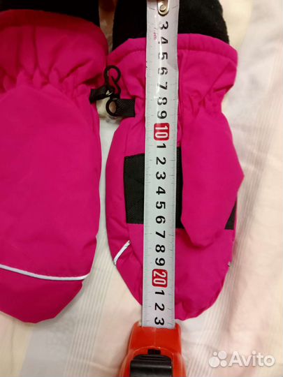 Варежки - краги зимние детские