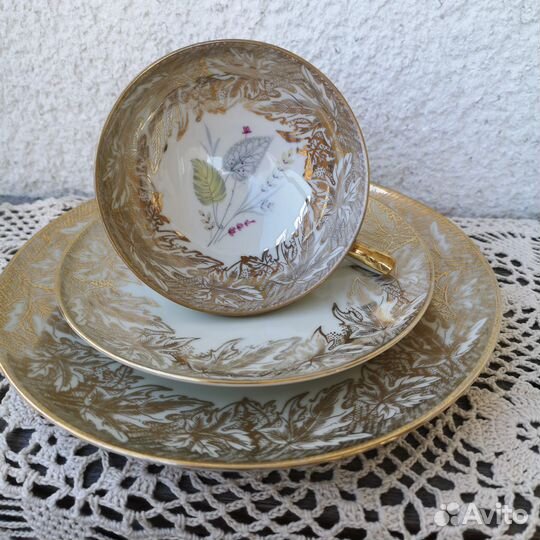 Чайное трио Winterling Roslau Bavaria Германия