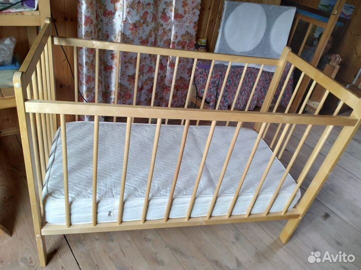 Кровать с ортопедическим матрасом детская