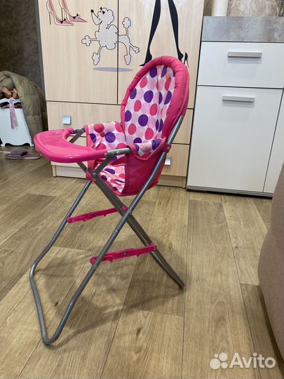 Стульчик для кормления для куклы
