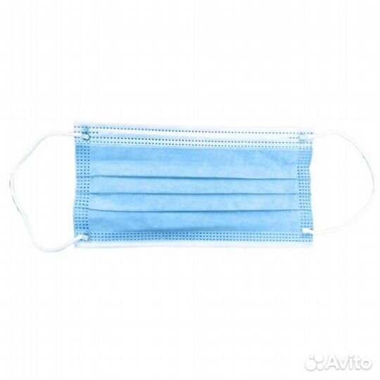 Маска трехслойная медицинская, нестерильная в Челя