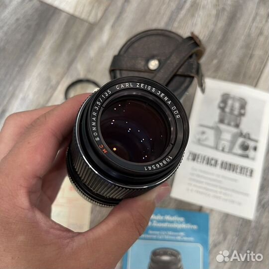 Объектив carl zeiss 135 / 3.5 sonnar jena ddr