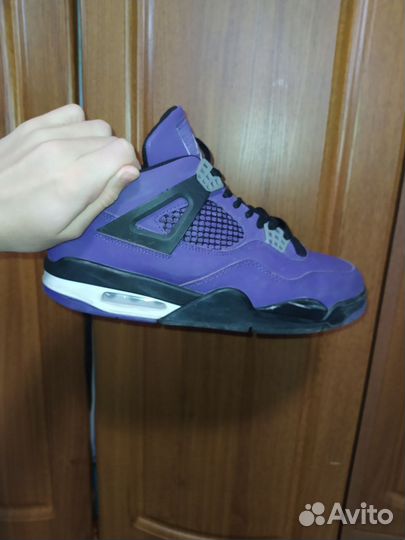 Nike air jordan 4 фиолетовые