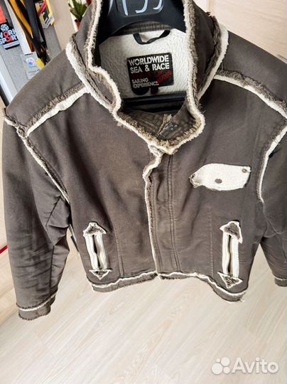 Джинсовая куртка теплая мужская