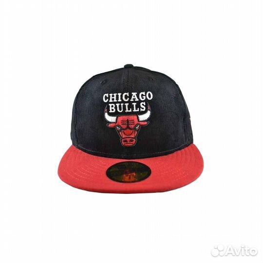 NEW ERA Corduroy Chicago Bulls Cap - Black/Red