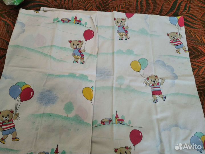Детский комплект пастельного белья б/у