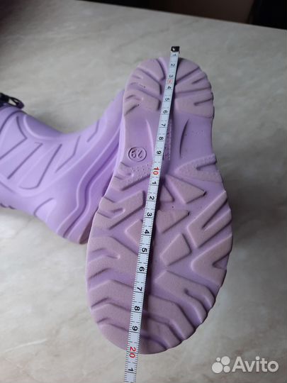 Резиновые сапоги котофей 29р.с тёплым чулком