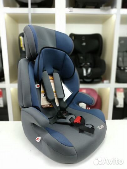 Автокресло от 9мес до 12лет Zlatek Fregat синий