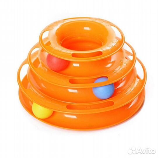 Трëхуровневая игрушка для кошек