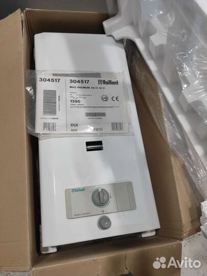 Новая газовая колонка vaillant mag 24