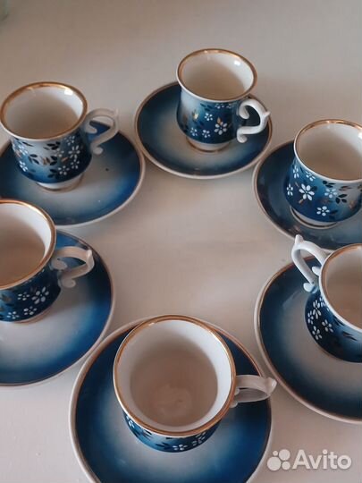 Кофейный сервиз завод Возрождение Бронница