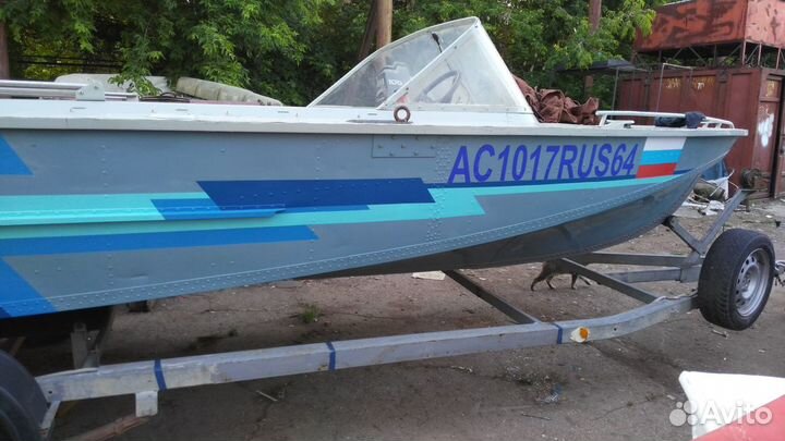 Катер Амур-М, двигатель 