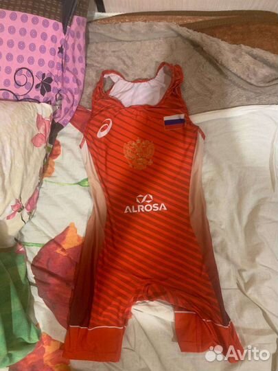 Борцовское трико asics alrosa