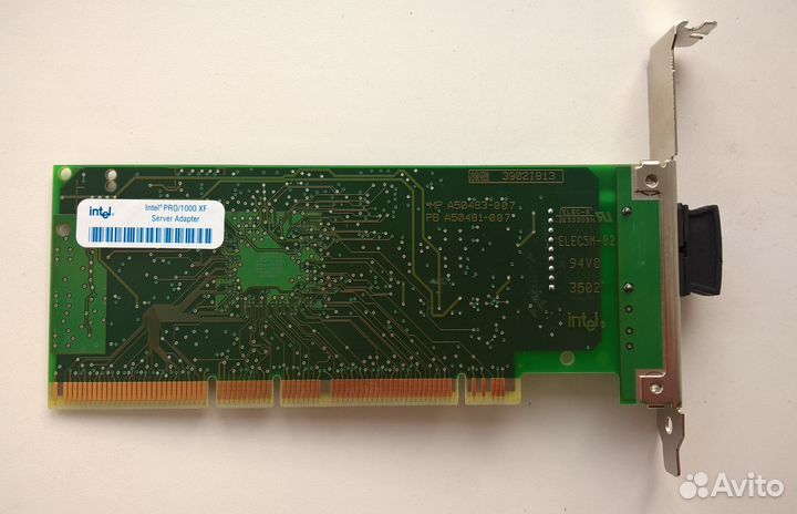 Сетевая плата Intel PRO/1000 XF для оптоволокна