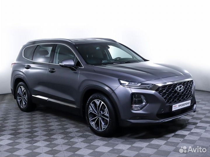 Hyundai Santa Fe 2.2 AT, 2019, 98 641 км