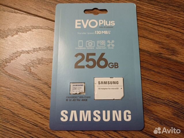 Карта памяти Samsung Evo Plus 256 гб объявление продам