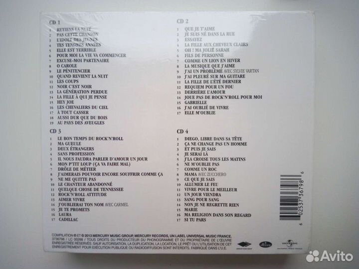 Собрание CD дисков Джонни Холлидея