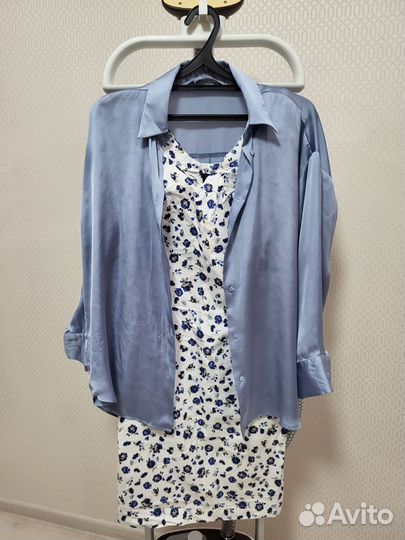 Костюм двойка Платье блузка zara