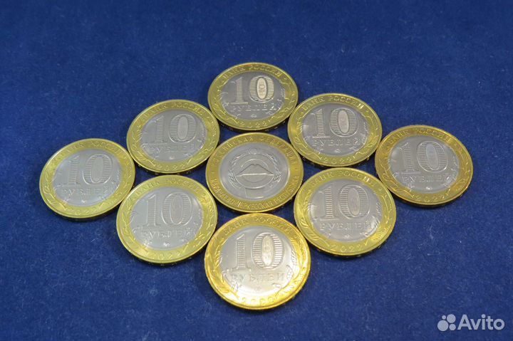Монета 10рублей 2022 кчр