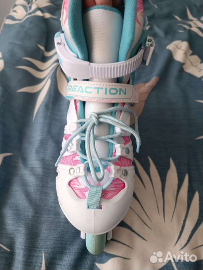 Роликовые коньки детские раздвижные reaction