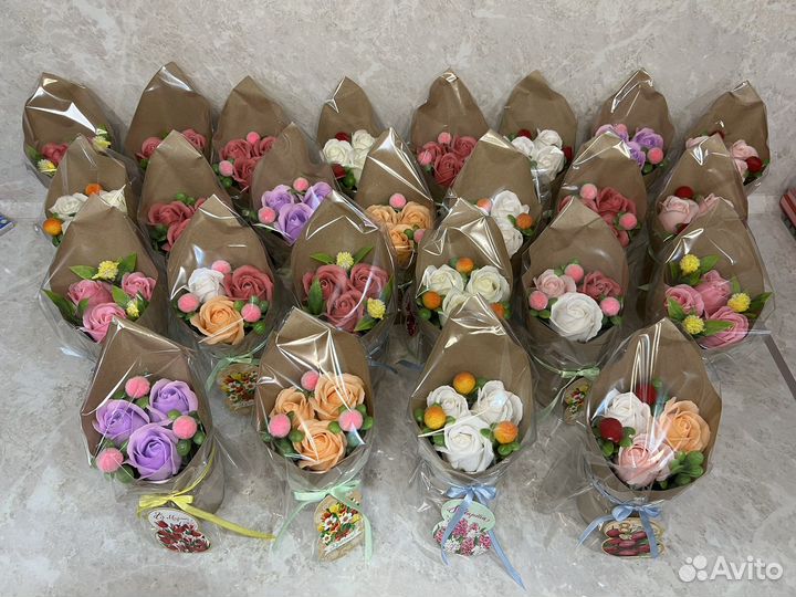 Мыльные букеты