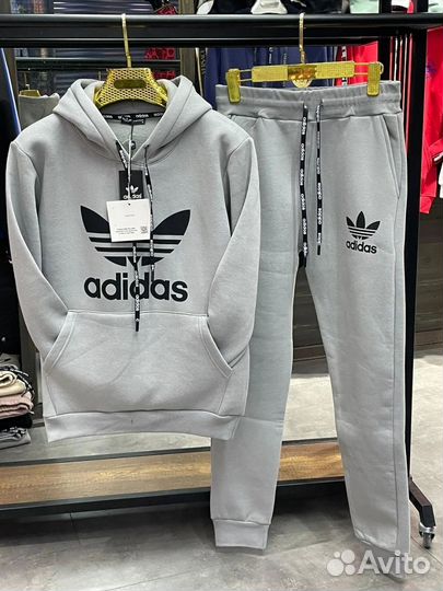 Спортивный костюм adidas мужской на флисе