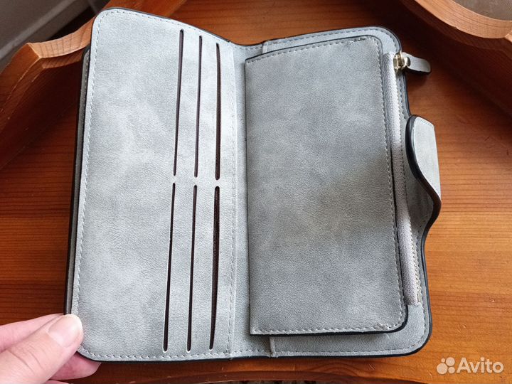 Кошелек женский новый (серый)