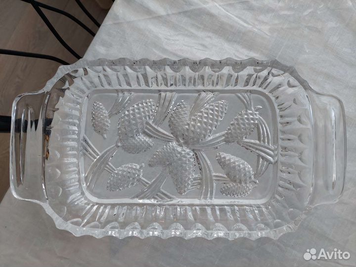 Хрустальная ваза, салатник, фруктница