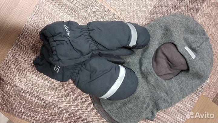 Шапка шлем на мальчика 48-50