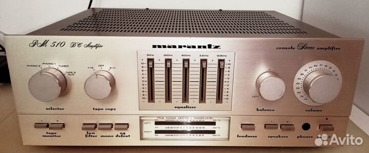 Усилитель marantz pm 510. Япония. 1982 год