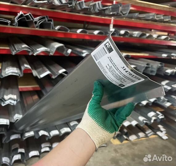 Порог Kia Carens, Rondo 2006-2012 (0,8мм)