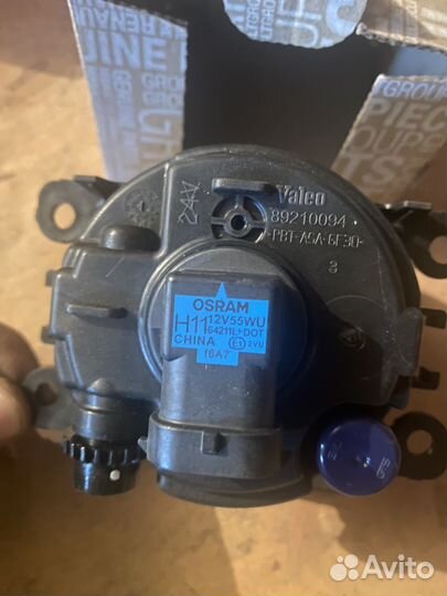 Противотуманные фары renault logan 1