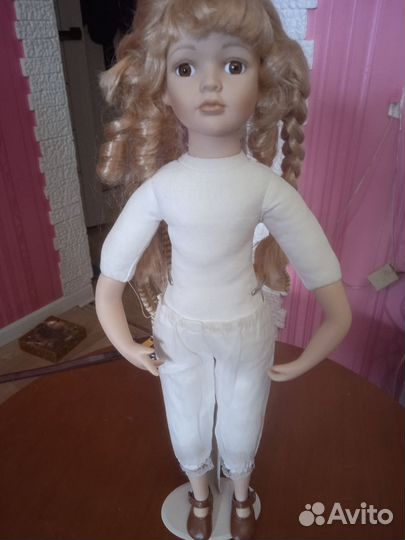 Кукла фарфоровая немецкая