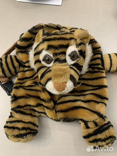 Детский рюкзак из меховой ткани