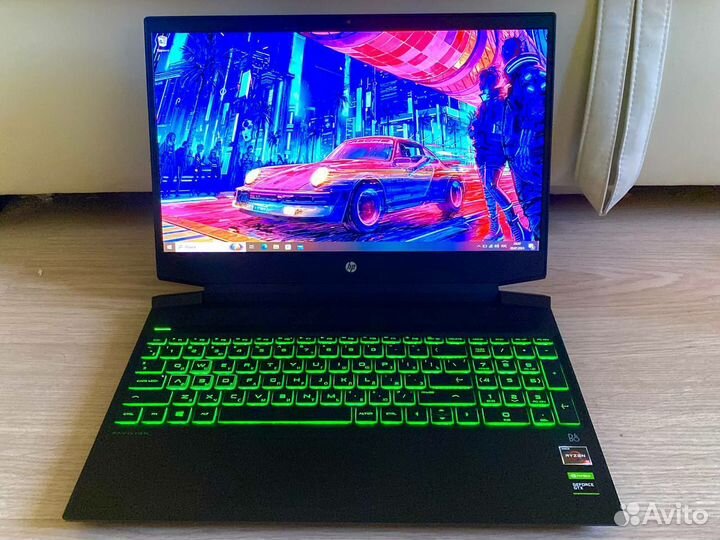 Игровой HP pavilion Gaming GTX1650/Ryzen 5/SSD512