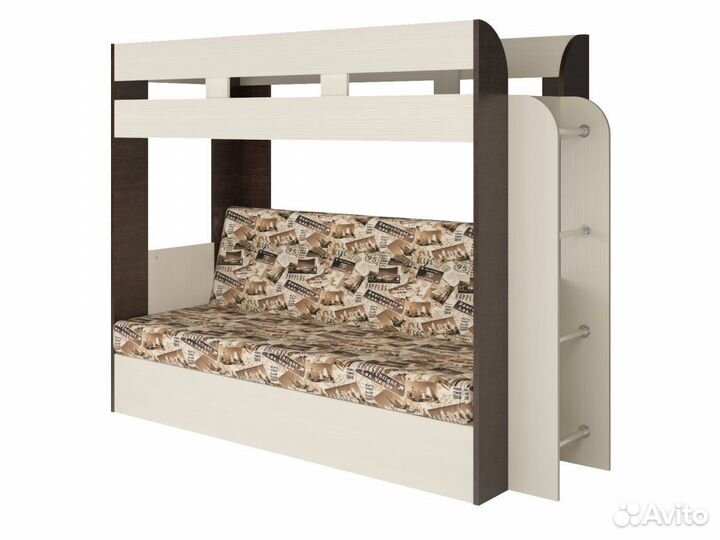 Кровать двухъярусная Латте 75