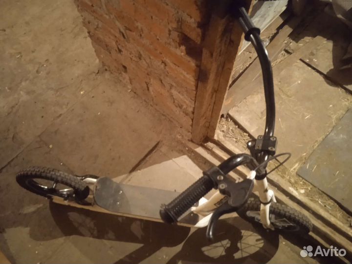 Самокат с большими колесами