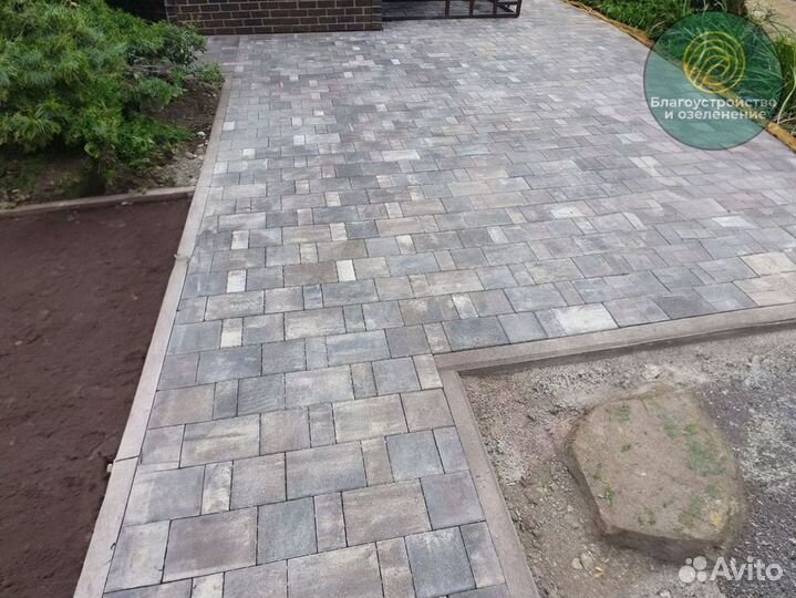 Тротуарная брусчатка под ключ